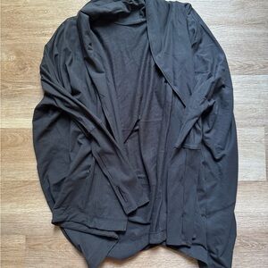 Lululemon Black Open Front Cardigan